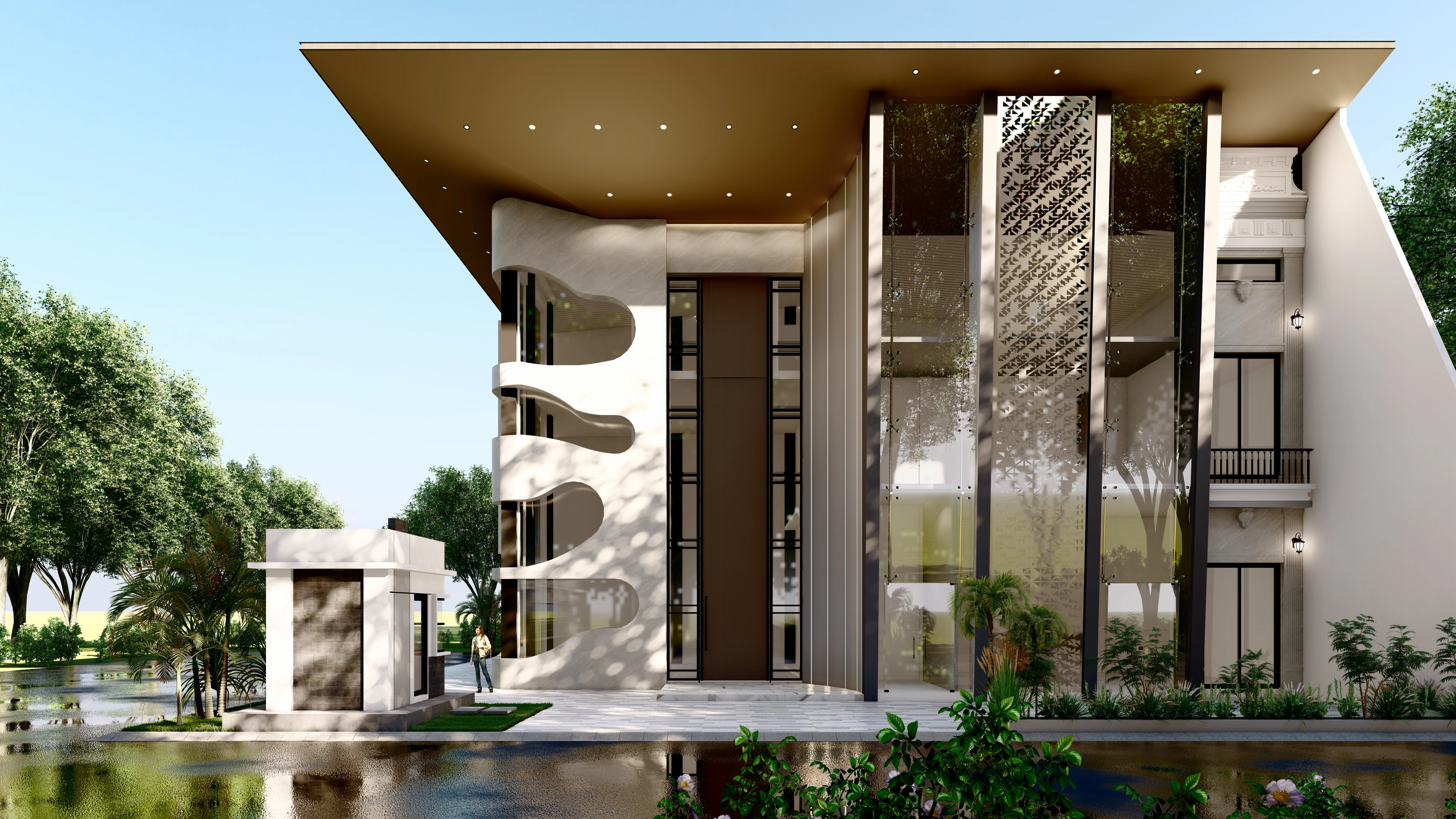 Gedung Biru Maswindo — Desain Bangunan 4