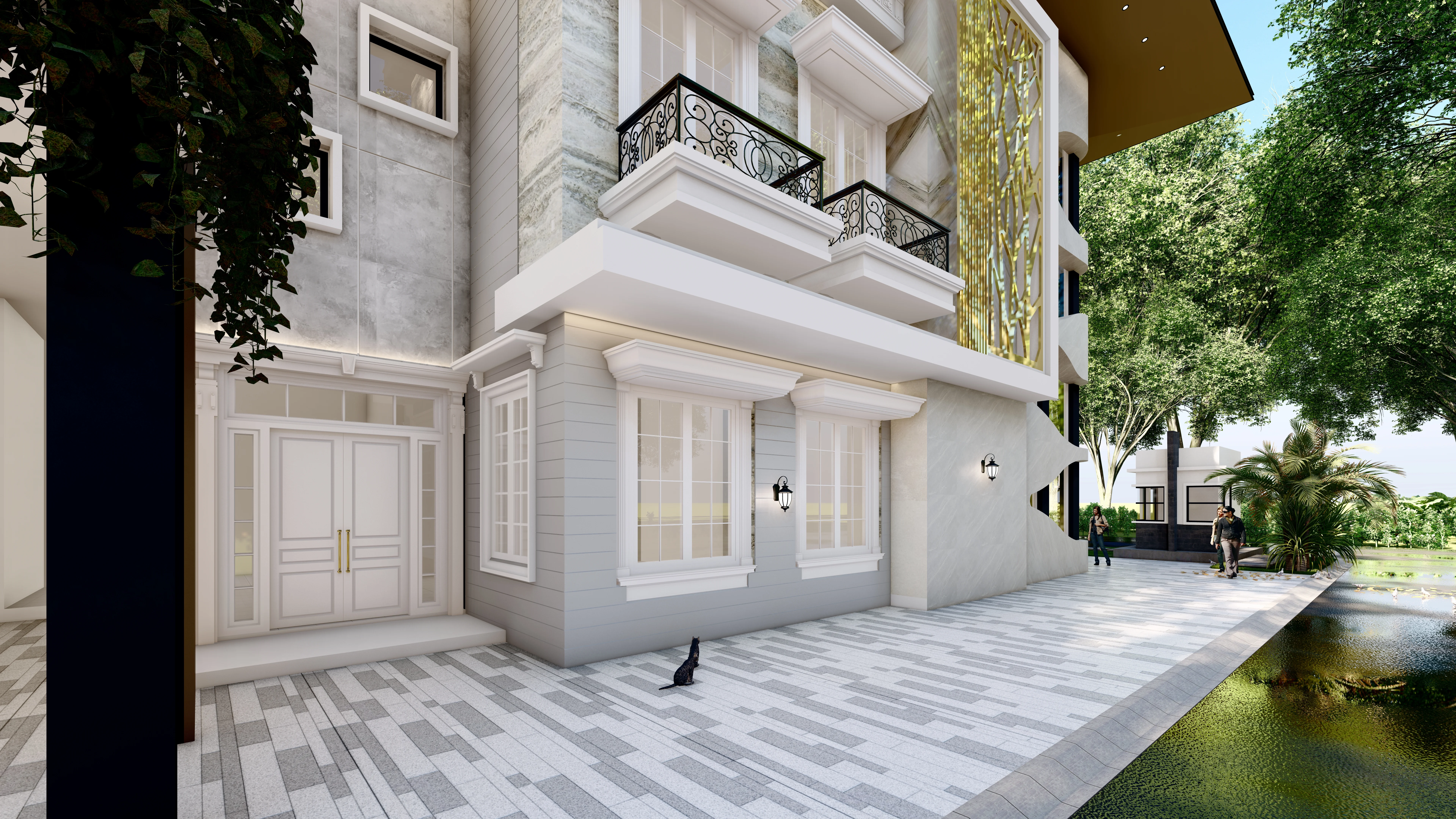 Gedung Biru Maswindo — Desain Bangunan 6