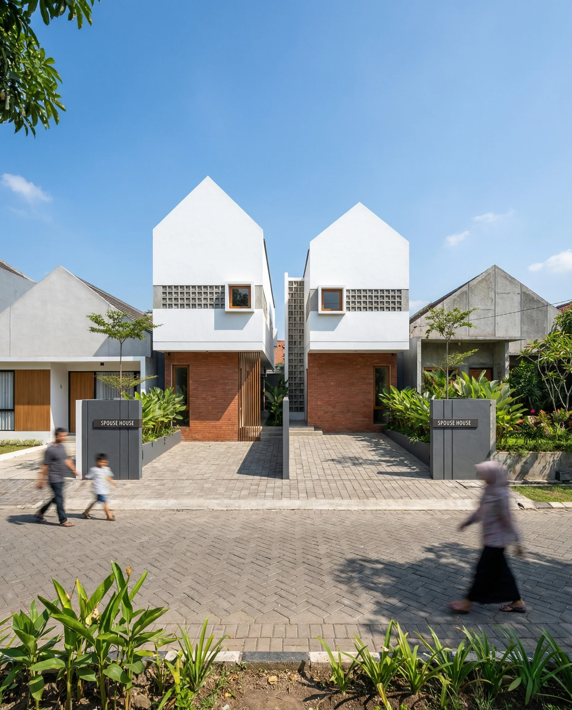Rumah Bp. Kholis, proyek AK Studio di Surabaya