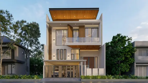 Rumah Bp. Ronald, proyek AK Studio di Surabaya Barat