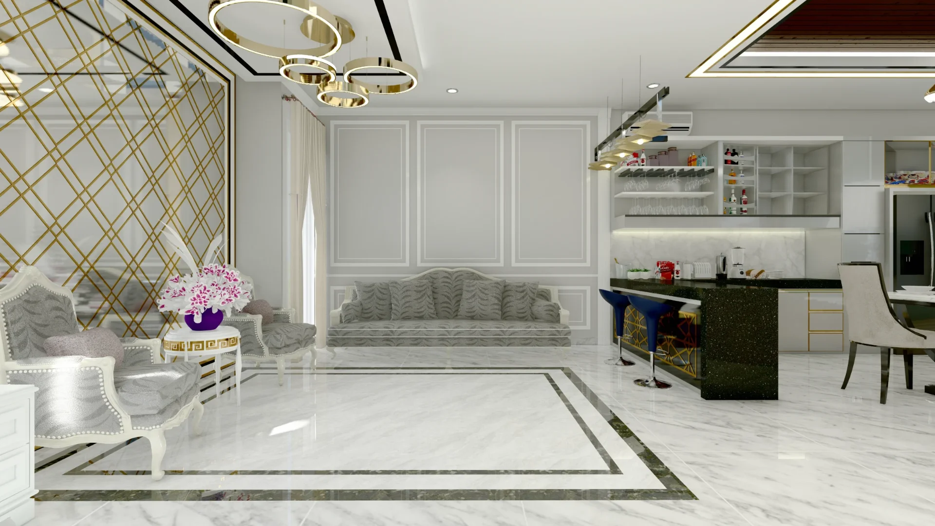Interior Ibu Ocha — Desain Interior 24