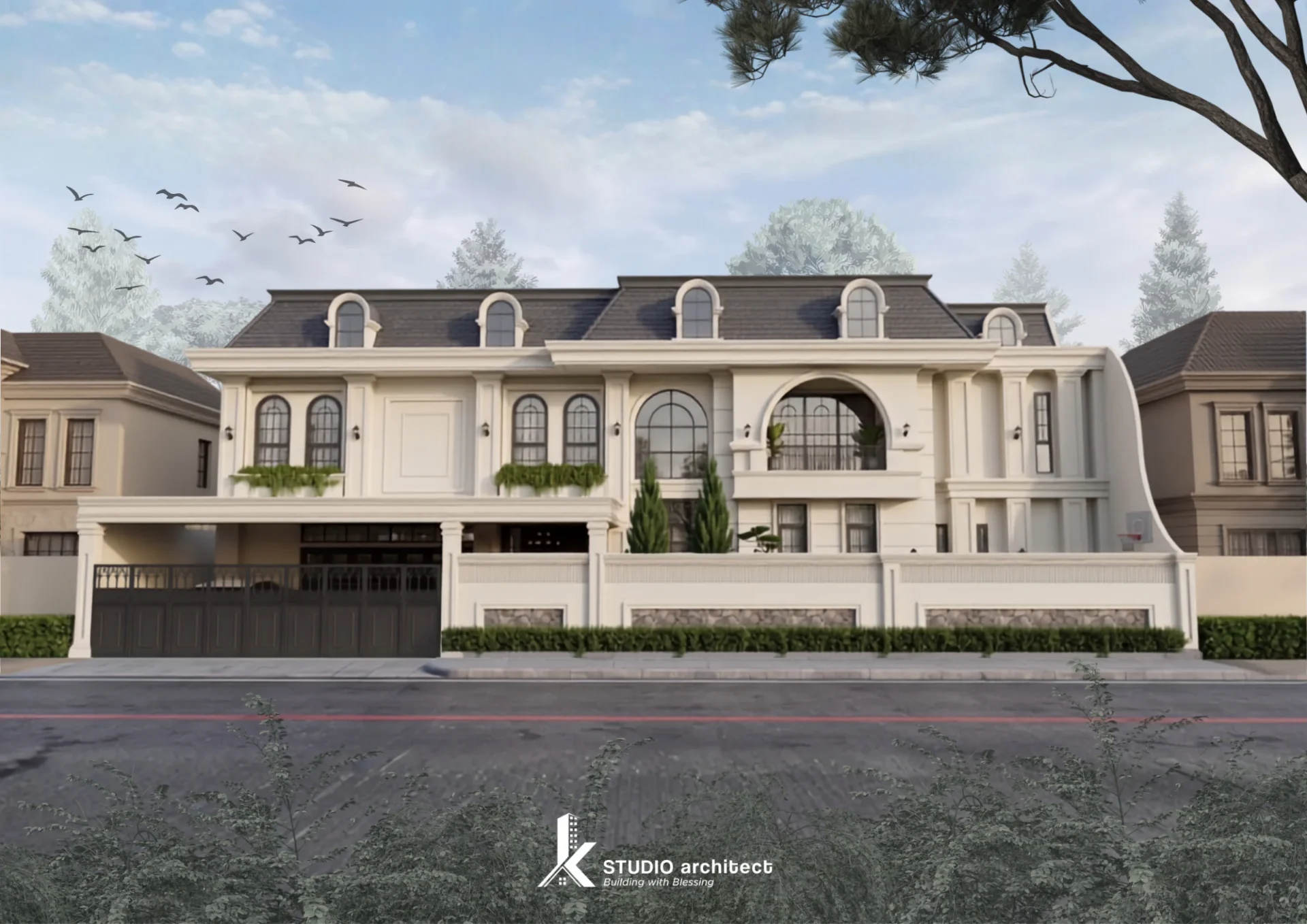 Rumah Bpk Aris (Sidoarjo) — Desain Bangunan 1