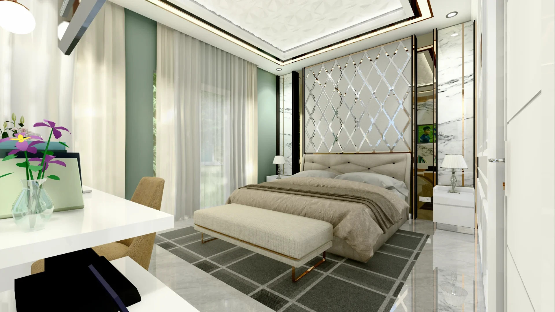 Interior Ibu Ocha — Desain Interior 1