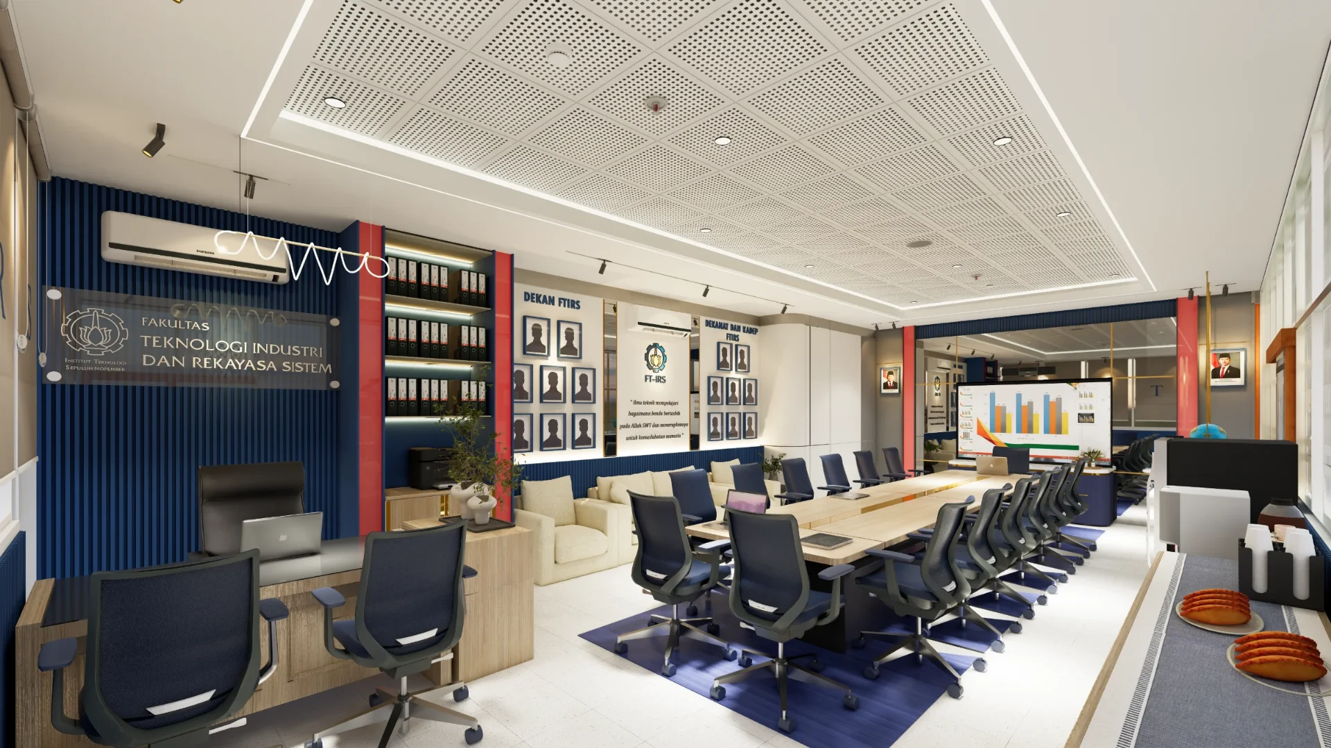 Desain Interior Ruangan FTIRS ITS — Pelaksanaan Interior 1