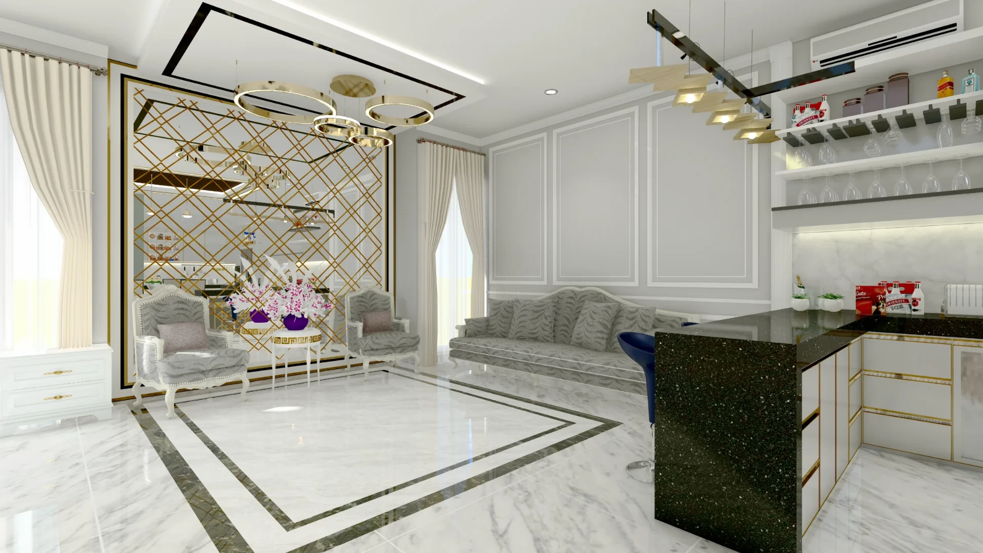 Interior Ibu Ocha — Desain Interior 21