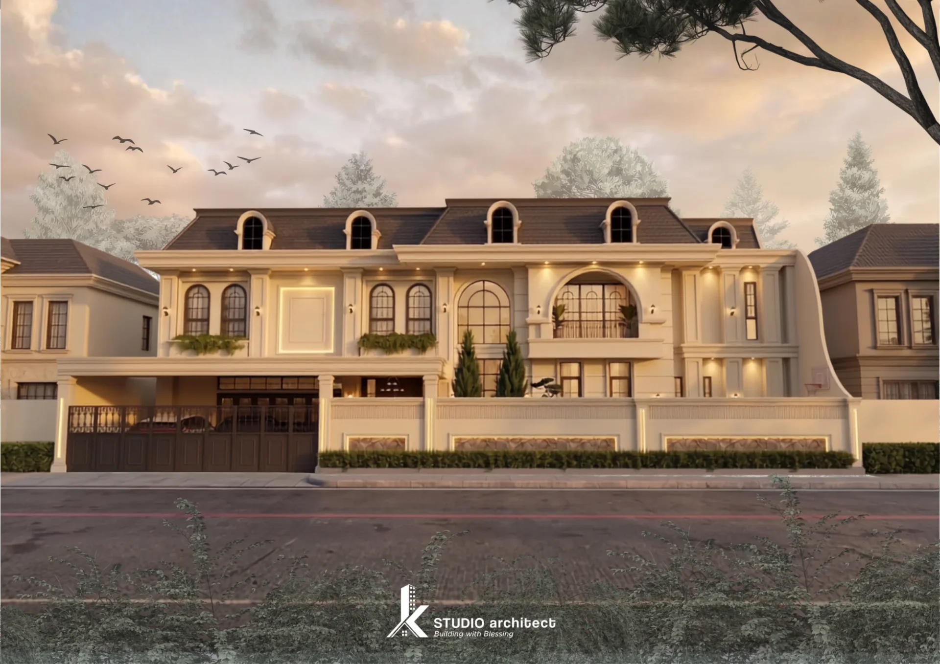 Rumah Bpk Aris (Sidoarjo) — Desain Bangunan 2