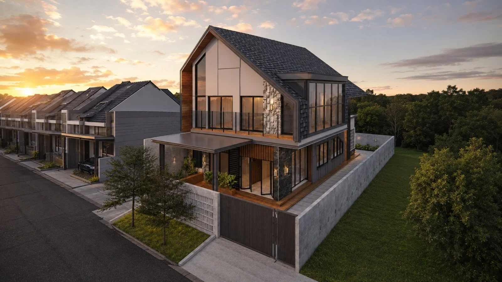 Rumah Bpk Hamza — Desain Bangunan 3