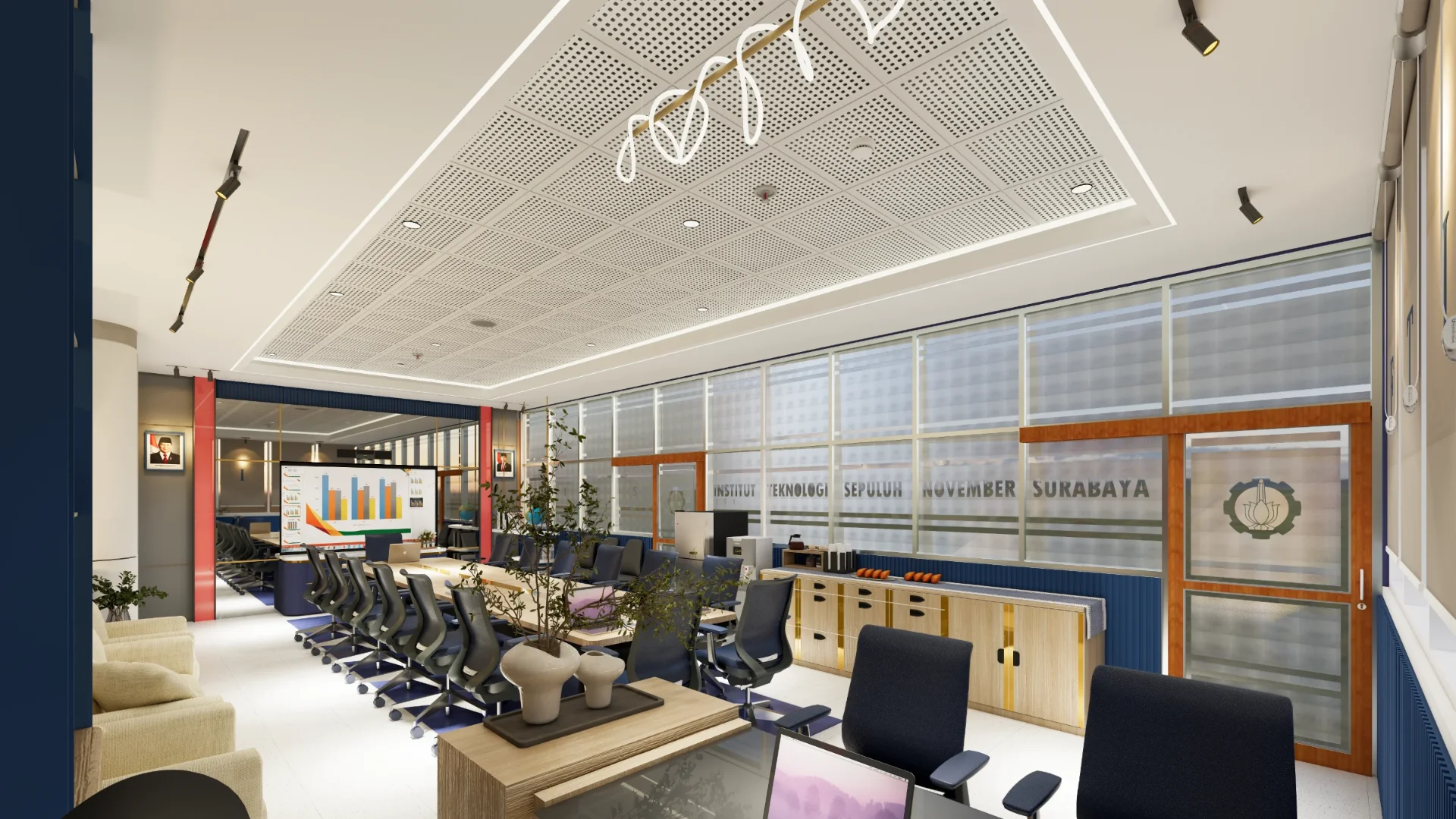 Desain Interior Ruangan FTIRS ITS — Pelaksanaan Interior 4