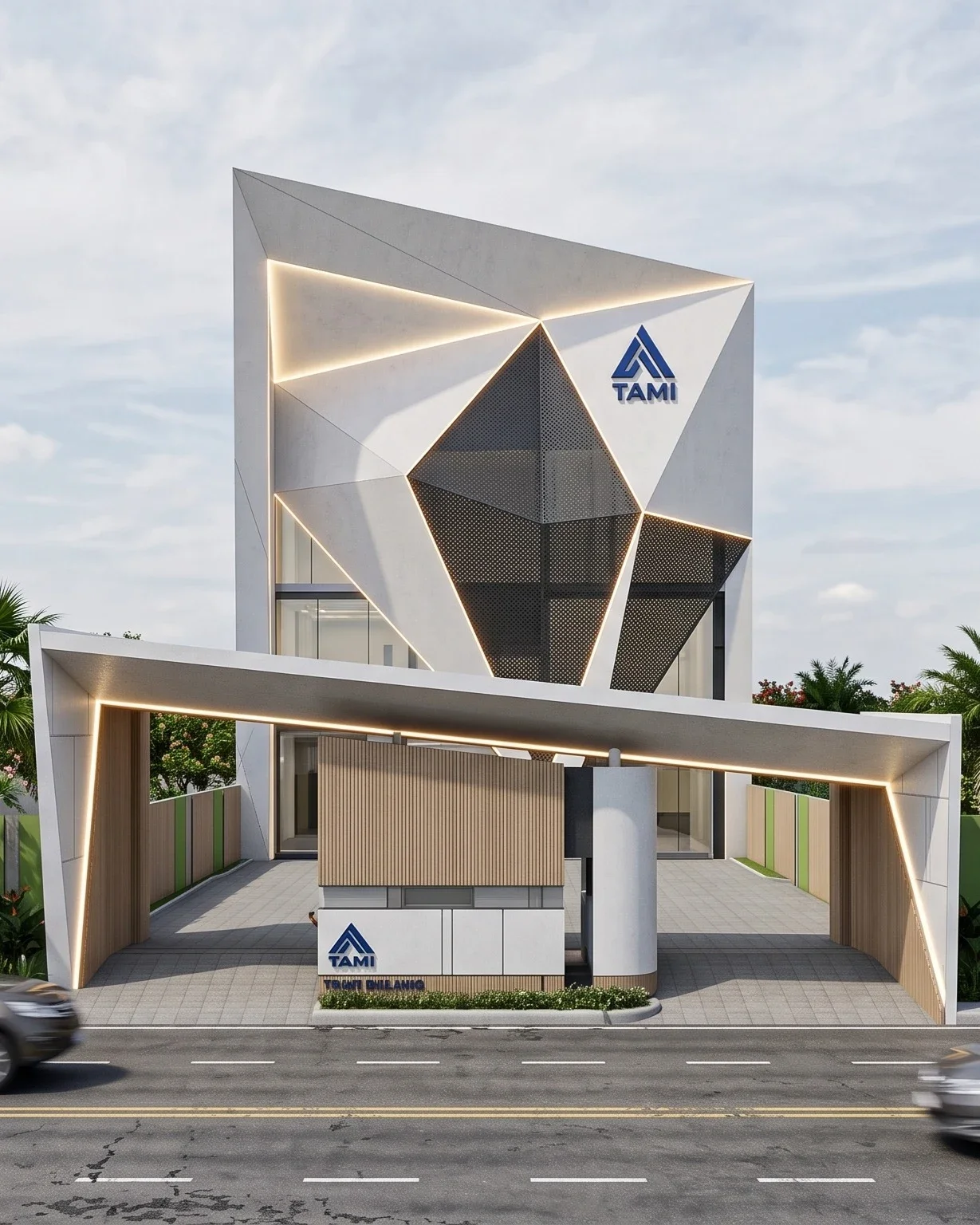 Gedung Kantor Tami Building — Desain Bangunan 4