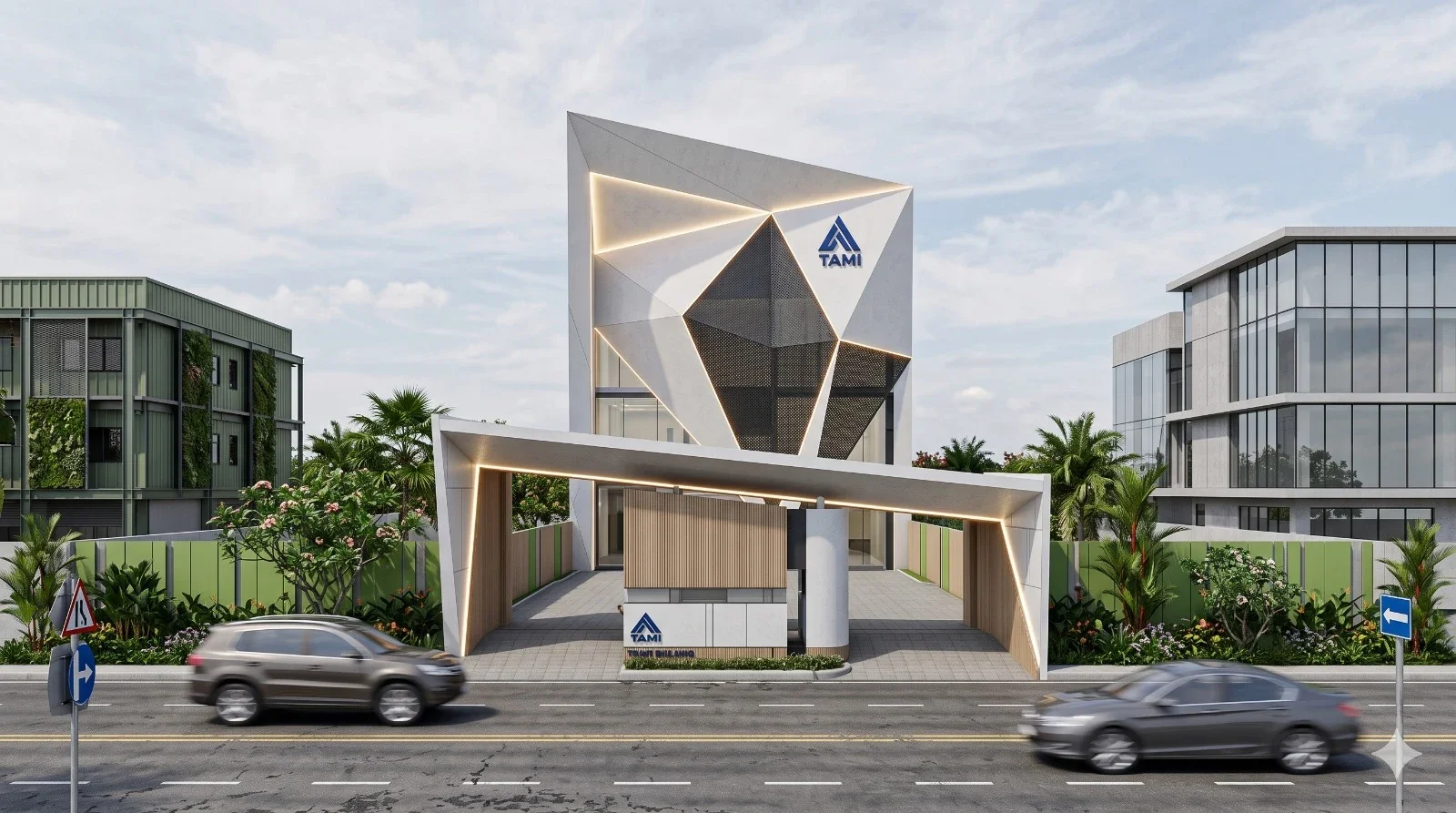 Gedung Kantor Tami Building — Desain Bangunan 1