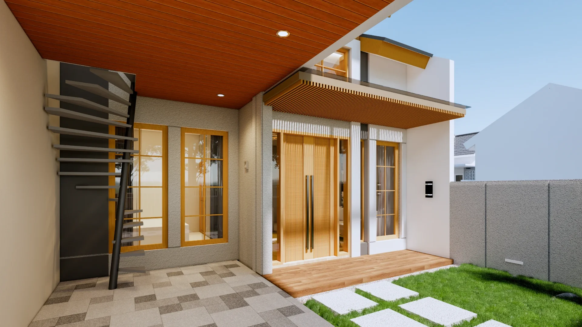 Rumah Bpk Frizky — Desain Bangunan 6