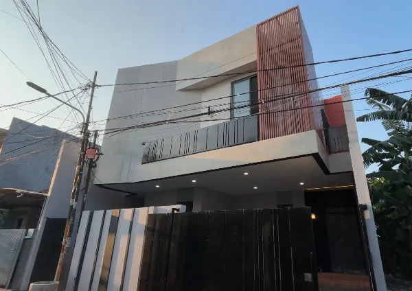 Rumah Bpk Syahru, proyek AK Studio di Surabaya
