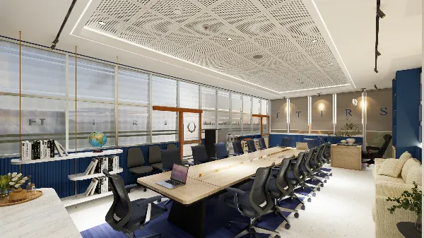 Desain Interior Ruangan FTIRS ITS, proyek AK Studio di Kampus ITS Sukolilo, Surabaya