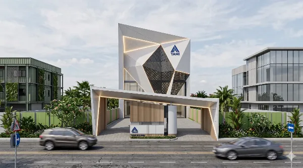 Gedung Kantor Tami Building, proyek AK Studio di Surabaya