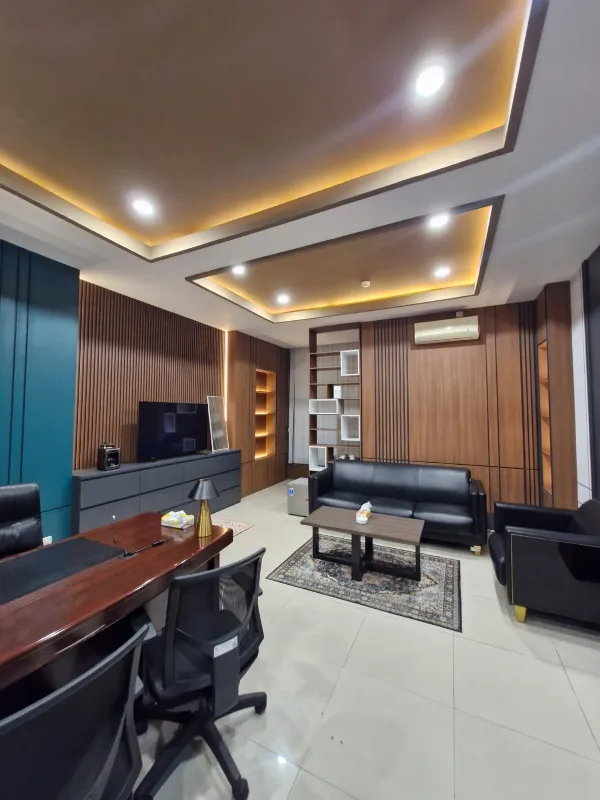 Pek. Interior kantor dinas Waru, proyek AK Studio di Surabaya