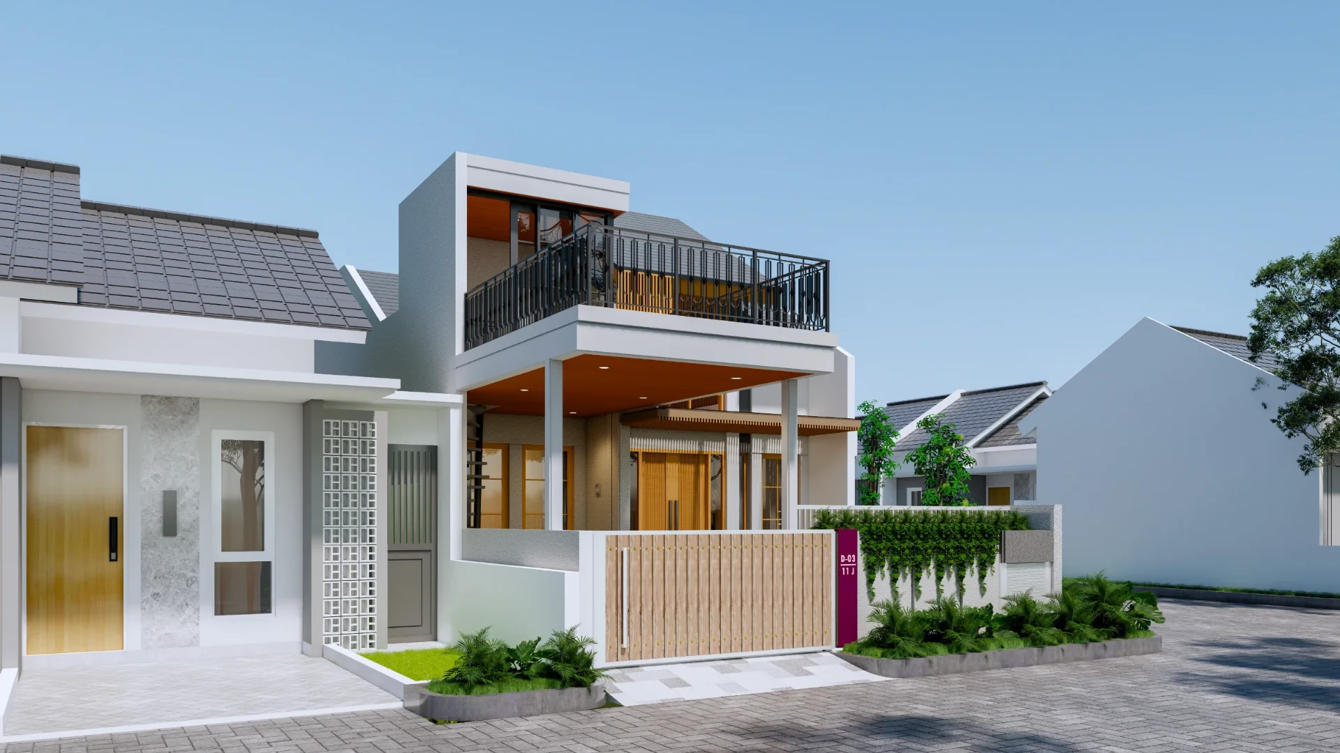 Rumah Bpk Frizky — Desain Bangunan 4